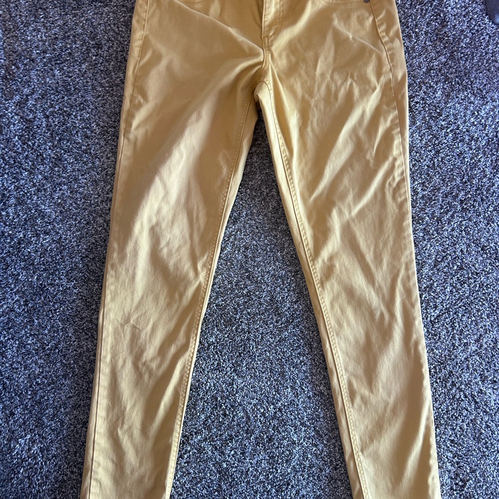 Maurices Women's Mustard Skinny Jeans